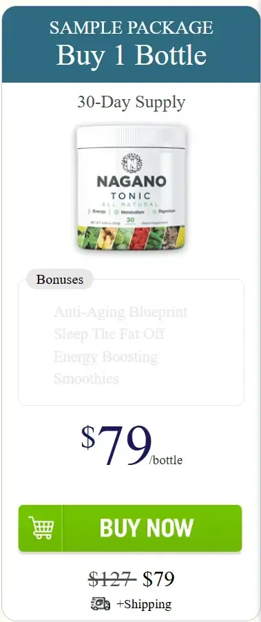 Nagano Tonic bottle